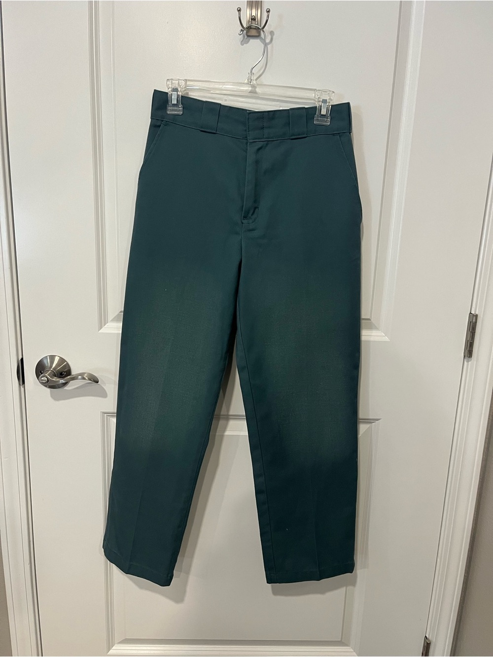 Urban Outfitters X Dickies Teal Straight-Leg Work Trousers